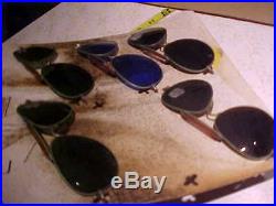 Vintage Old Store Display Cadet Aviator Sunglasses WWII Airplane on Standee Card