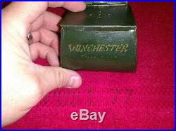 Vintage Original 1920's Winchester Fishing Tackle Bait Box Lure Store Display