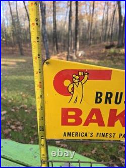 Vintage Original Baker Paint Brush Countertop Store Display