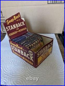 Vintage Original Cardboard Countertop Display Box Stanback Medicine