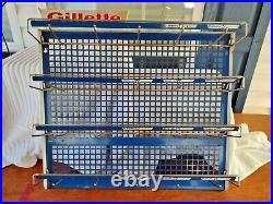Vintage Original Gillette Razors Display Store Rack