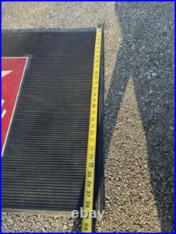 Vintage Original Tony Lama Boots Advertisement Floor Mat Rug Sign Store Display