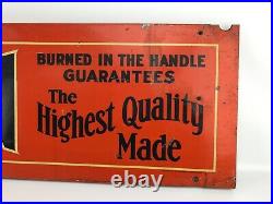Vintage Original Union Farm & Garden Tools 46 Metal Store Display Sign Panel