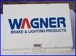 Vintage Original Wagner Brakes & Lighting Products Counter Display Parts Display