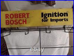 Vintage Original Wire Metal Robert Bosch Ignition For Import Display Rack
