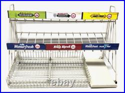 Vintage Original Wrigley's Gum Advertising Store Display Rack Metal B & G Bar