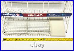 Vintage Original Wrigley's Gum Advertising Store Display Rack Metal B & G Bar