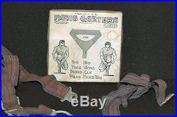 Vintage PARIS GARTERS STORE DISPLAY CASE withOriginal ca 1914 Box of #2520 Garters