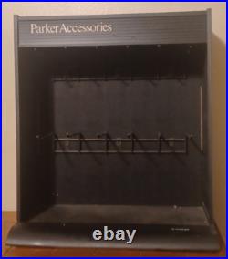 Vintage PARKER 12 Hanging Hook Store Countertop Refill Display Case