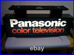 Vintage Panasonic Display Lighted Sign