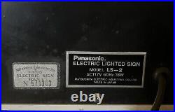 Vintage Panasonic Omnivision VHS Light Up Store Display Box Sign LS-2 Very Rare