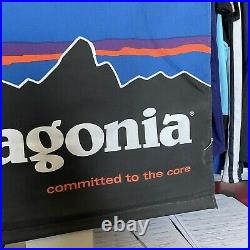 Vintage Patagonia Original Retail Hang Down Display Sign Flag Banner 26 X 35