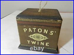 Vintage Patons' Twine Store Display- Vintage Advertising Dispenser- Scotland