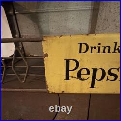 Vintage Pepsi-Cola Drink Advertising Door Push