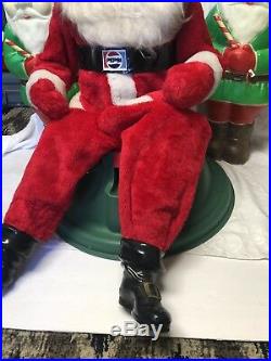 Vintage Pepsi Santa store display merchandising 4 feet tall Rare Hard to Find