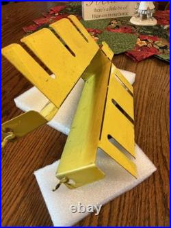 Vintage Peterson Vise Grip Store Display, Yellow Metal Wall Rack, Dewitt, NE, used