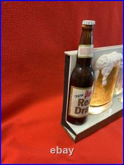 Vintage Piels Real Draft Advertising Bar Display Bubbler Sign Working