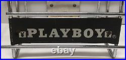 Vintage Playboy Magazine Wire Metal Store Rack Wall Tabletop Holder Display 821A