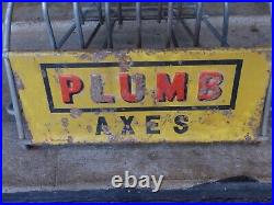 Vintage Plumb Axes Store Display Rack