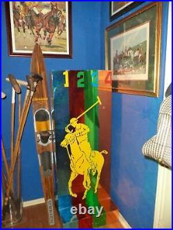 Vintage Polo Ralph Lauren Big Pony Cologne Display Shelf Store Furniture