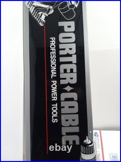 Vintage Porter-Cable Metal Embossed Sign Hardware Display Advertising RARE