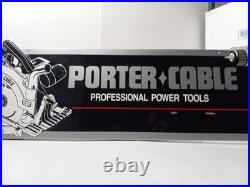 Vintage Porter-Cable Metal Embossed Sign Hardware Display Advertising RARE