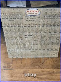 Vintage Proto Professional Tools Store Display Board