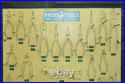 Vintage Proto Tools Commercial In-Store Pliers Display Rack Panel No. 2