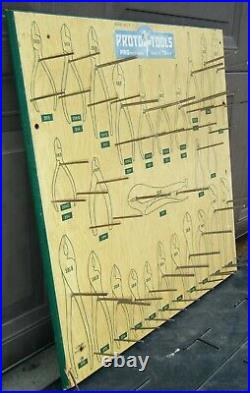 Vintage Proto Tools Commercial In-Store Pliers Display Rack Panel No. 2