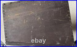 Vintage Putnam Dyes Monroe Drug Co Quincy IL Hinged Box Store Display 21 x 10