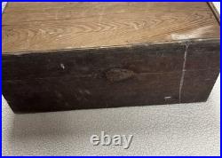 Vintage Putnam Dyes Monroe Drug Co Quincy IL Hinged Box Store Display 21 x 10