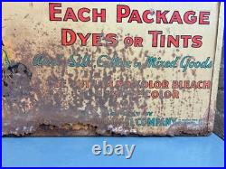 Vintage Putnam Fadeless Dyes Display Case