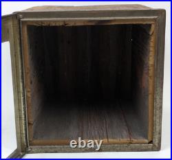 Vintage Quality Biscuit Co. Cookie Store Display Box Glass Door Antique Candy