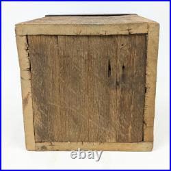 Vintage Quality Biscuit Co. Cookie Store Display Box Glass Door Antique Candy