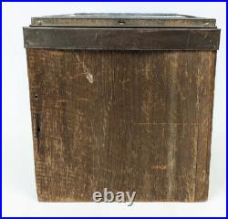 Vintage Quality Biscuit Co. Cookie Store Display Box Glass Door Antique Candy