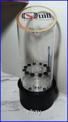 Vintage Quill Pen Holder Rotating Store Display RARE