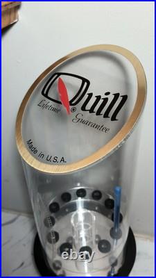 Vintage Quill Pen Holder Rotating Store Display RARE