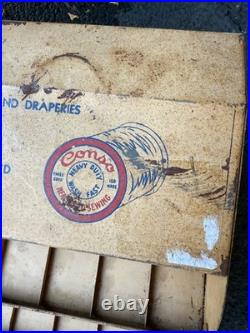 Vintage RARE, CONSO Metal Thread Store Display Box, 19x8x11