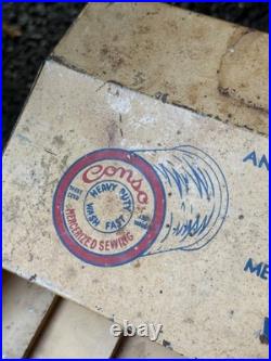 Vintage RARE, CONSO Metal Thread Store Display Box, 19x8x11