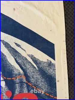 Vintage RARE Levi's Mountain Denim Promotional Store Cloth Banner Collectible