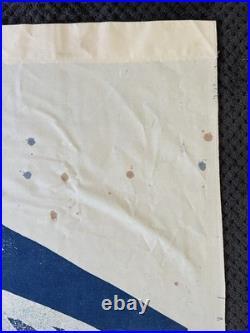 Vintage RARE Levi's Mountain Denim Promotional Store Cloth Banner Collectible