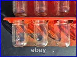 Vintage RCA Electron Tubes Store Display Rack Advertising Metal Sign 14 Jars