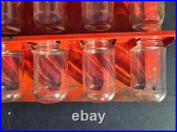 Vintage RCA Electron Tubes Store Display Rack Advertising Metal Sign 14 Jars