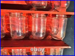 Vintage RCA Electron Tubes Store Display Rack Advertising Metal Sign 14 Jars