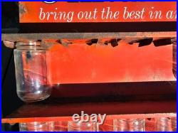 Vintage RCA Electron Tubes Store Display Rack Advertising Metal Sign 14 Jars