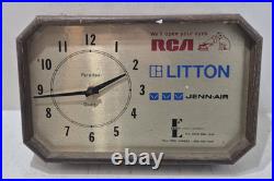 Vintage RCA Litton Jenn-Air Showroom Store Display Advertising Clock DOESNT WORK