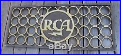 Vintage RCA Phonograph Electronics Victor Store Display Wall Sign Advertising