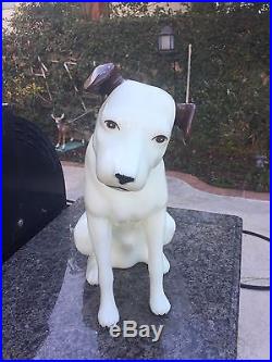 Vintage RCA Victor NIPPER DOG Store Display 19 Inches Tall Incredible Condition