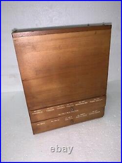 Vintage REVLON Countertop DISPLAY Cabinet case Antique Advertising, Nails