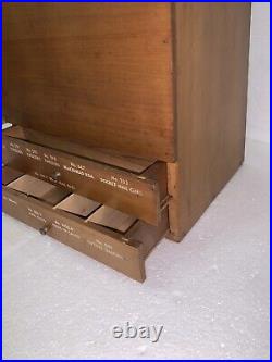 Vintage REVLON Countertop DISPLAY Cabinet case Antique Advertising, Nails